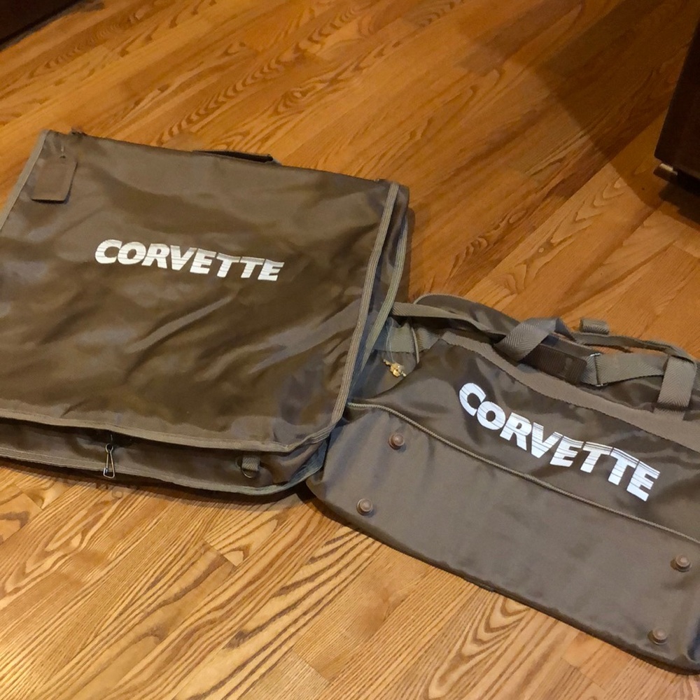CORVETTE Pierre Cardin Travel Bag and Garment Bag (excellent condition)